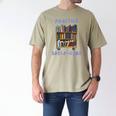 Book Lover Pun Practice Shelf-Care Men's Comfort Colors T-Shirt Khaki
