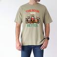 Book Lover Racoon Reading Bookish The Book Was Better Men's Comfort Colors T-Shirt Khaki Book Lover Racoon Reading Bookish The Book Was Better Men's Comfort Colors T-Shirt Khaki