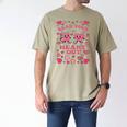 Book Lover Read Your Heart Out Teacher Valentines Men's Comfort Colors T-Shirt Khaki Book Lover Read Your Heart Out Teacher Valentines Men's Comfort Colors T-Shirt Khaki
