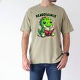 Book Lover Reading Dinosaur Readosaurus Library Men's Comfort Colors T-Shirt Khaki Book Lover Reading Dinosaur Readosaurus Library Men's Comfort Colors T-Shirt Khaki