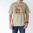 All Booked For Christmas Coquette Xmas Book Club Book Lovers Men's Comfort Colors T-Shirt Khaki All Booked For Christmas Coquette Xmas Book Club Book Lovers Men's Comfort Colors T-Shirt Khaki