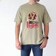 All Booked For Christmas Dragon Men's Comfort Colors T-Shirt Khaki