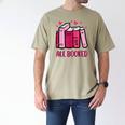 All Booked Read Book Reading Librarian Men Women Kids Men's Comfort Colors T-Shirt Khaki All Booked Read Book Reading Librarian Men Women Kids Men's Comfort Colors T-Shirt Khaki