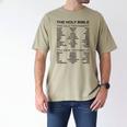 The Books Of The Bible Old And New Testament Complete List Men's Comfort Colors T-Shirt Khaki The Books Of The Bible Old And New Testament Complete List Men's Comfort Colors T-Shirt Khaki