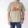 Books Are My Love Language Teddy Bear Book Lovers Valentine Men's Comfort Colors T-Shirt Khaki