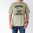 Books The Original Handheld Device Book Lover Men's Comfort Colors T-Shirt Khaki