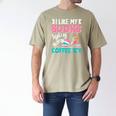 I Like My Books Spicy Coffee ICY Men's Comfort Colors T-Shirt Khaki I Like My Books Spicy Coffee ICY Men's Comfort Colors T-Shirt Khaki