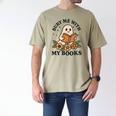 Bury Me With My Books Ghost Tee Men's Comfort Colors T-Shirt Khaki