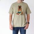 Capybara Glasses Reading Books Capybara Nerd Bookworm Men's Comfort Colors T-Shirt Khaki Capybara Glasses Reading Books Capybara Nerd Bookworm Men's Comfort Colors T-Shirt Khaki