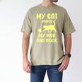 My Cat Guards My Mug And Book Humor Cats Premium Tri-Blend Men's Comfort Colors T-Shirt Khaki My Cat Guards My Mug And Book Humor Cats Premium Tri-Blend Men's Comfort Colors T-Shirt Khaki