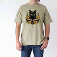 Cat For Women Book Lover Cute Cat And Book Men's Comfort Colors T-Shirt Khaki Cat For Women Book Lover Cute Cat And Book Men's Comfort Colors T-Shirt Khaki