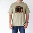Cats Antique Books Academia Library Aesthetic Bookworm Men's Comfort Colors T-Shirt Khaki