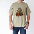 Christmas Tree Bookshelf Book Lover Library Men's Comfort Colors T-Shirt Khaki Christmas Tree Bookshelf Book Lover Library Men's Comfort Colors T-Shirt Khaki