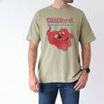 Clifford The Big Red Dog Clifford And Emily Book Cover Men's Comfort Colors T-Shirt Khaki