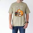 Coffee Cats & Books Lover For Women & Girls Coffee Men's Comfort Colors T-Shirt Khaki Coffee Cats & Books Lover For Women & Girls Coffee Men's Comfort Colors T-Shirt Khaki