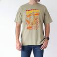 Comic Book Superhero Fall Season Leaf Blower Men's Comfort Colors T-Shirt Khaki Comic Book Superhero Fall Season Leaf Blower Men's Comfort Colors T-Shirt Khaki