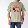 Cupid's Favorite Math Teacher Valentine Reading Book Women Men's Comfort Colors T-Shirt Khaki Cupid's Favorite Math Teacher Valentine Reading Book Women Men's Comfort Colors T-Shirt Khaki