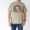 Cute Axolotl Reading Books Cozy Night Aesthetic Men's Comfort Colors T-Shirt Khaki