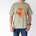 Cute Bookworm Worm Reading Book Glasses Nerdy Men's Comfort Colors T-Shirt Khaki Cute Bookworm Worm Reading Book Glasses Nerdy Men's Comfort Colors T-Shirt Khaki