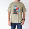 Cute Reading Seal On Books Book Lover Men's Comfort Colors T-Shirt Khaki Cute Reading Seal On Books Book Lover Men's Comfort Colors T-Shirt Khaki