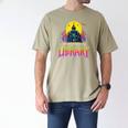 Death Gothic Support Your Local Library Lovers Book Men's Comfort Colors T-Shirt Khaki Death Gothic Support Your Local Library Lovers Book Men's Comfort Colors T-Shirt Khaki