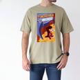 Disney Pixar The Incredibles Omnidroid Comic Book Cover Men's Comfort Colors T-Shirt Khaki Disney Pixar The Incredibles Omnidroid Comic Book Cover Men's Comfort Colors T-Shirt Khaki