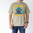 Dragon Bookworm Please I'm A Book Dragon Men's Comfort Colors T-Shirt Khaki