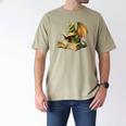 Dragon Bookworm Reading Book Graphic Men's Comfort Colors T-Shirt Khaki Dragon Bookworm Reading Book Graphic Men's Comfort Colors T-Shirt Khaki