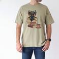 Dragon Read Books Be Kind Stay Weird Book Lover Men's Comfort Colors T-Shirt Khaki