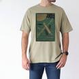 From The Earth To The Moon Book Cover 1874 Premium Men's Comfort Colors T-Shirt Khaki From The Earth To The Moon Book Cover 1874 Premium Men's Comfort Colors T-Shirt Khaki