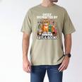 Easily Distracted By Cats And Books Book Lover Cat Men's Comfort Colors T-Shirt Khaki Easily Distracted By Cats And Books Book Lover Cat Men's Comfort Colors T-Shirt Khaki