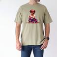 Educated Melanin Queen Afro Women Reading Book History Men's Comfort Colors T-Shirt Khaki