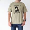 Education Is Freedom Teacher Women Books Black History Men's Comfort Colors T-Shirt Khaki Education Is Freedom Teacher Women Books Black History Men's Comfort Colors T-Shirt Khaki