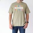 Emotionally Recovering From a Book Reading Librarian Men's Comfort Colors T-Shirt Khaki
