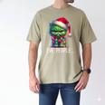 Ew People Meowy Cat Christmas Introvert Men Women Men's Comfort Colors T-Shirt Khaki