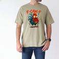 F-Caw-F Rooster F Awk F Chicken Coffee Romance Books Lover Men's Comfort Colors T-Shirt Khaki F-Caw-F Rooster F Awk F Chicken Coffee Romance Books Lover Men's Comfort Colors T-Shirt Khaki