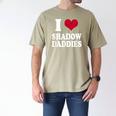 Fantasy Romantasy Book Lover I Love Heart Shadow Daddies Men's Comfort Colors T-Shirt Khaki Fantasy Romantasy Book Lover I Love Heart Shadow Daddies Men's Comfort Colors T-Shirt Khaki