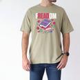 Freadom Anti Ban Books Freedom To Read Book Reading Men's Comfort Colors T-Shirt Khaki