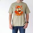 Ghost Reading Book Lovers Autumn Fall Halloween Men's Comfort Colors T-Shirt Khaki Ghost Reading Book Lovers Autumn Fall Halloween Men's Comfort Colors T-Shirt Khaki
