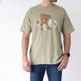 Ghosts Reading Books Teacher Halloween Librarian Book Lover Men's Comfort Colors T-Shirt Khaki Ghosts Reading Books Teacher Halloween Librarian Book Lover Men's Comfort Colors T-Shirt Khaki