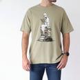 Gothic Librarian Halloween Books Tee For Teachers Men's Comfort Colors T-Shirt Khaki Gothic Librarian Halloween Books Tee For Teachers Men's Comfort Colors T-Shirt Khaki