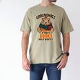 Groundhogs Prefer Books Over Winter February Men's Comfort Colors T-Shirt Khaki