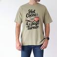 Hot Cocoa And a Page Turner Book Lovers Hot Chocolate Men's Comfort Colors T-Shirt Khaki Hot Cocoa And a Page Turner Book Lovers Hot Chocolate Men's Comfort Colors T-Shirt Khaki