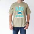 I'm A Dad And An Author Book Writer Father Men's Comfort Colors T-Shirt Khaki