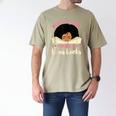 Just a Girl Who Loves Books African American Book Nerd Lover Men's Comfort Colors T-Shirt Khaki