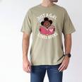 Just A Girl Who Loves Books Cute African American Afro Men's Comfort Colors T-Shirt Khaki Just A Girl Who Loves Books Cute African American Afro Men's Comfort Colors T-Shirt Khaki