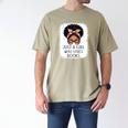 Just a Girl Who Loves Books Messy Bun Black Women Reading Men's Comfort Colors T-Shirt Khaki Just a Girl Who Loves Books Messy Bun Black Women Reading Men's Comfort Colors T-Shirt Khaki