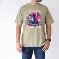 Just a Girl Who Loves Dragons And Books Dragon Men's Comfort Colors T-Shirt Khaki