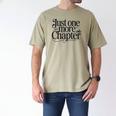 Just One More Chapter Book Lover Quote Reading Men's Comfort Colors T-Shirt Khaki