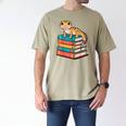 Leopard Gecko Book Lover Reading Men's Comfort Colors T-Shirt Khaki Leopard Gecko Book Lover Reading Men's Comfort Colors T-Shirt Khaki